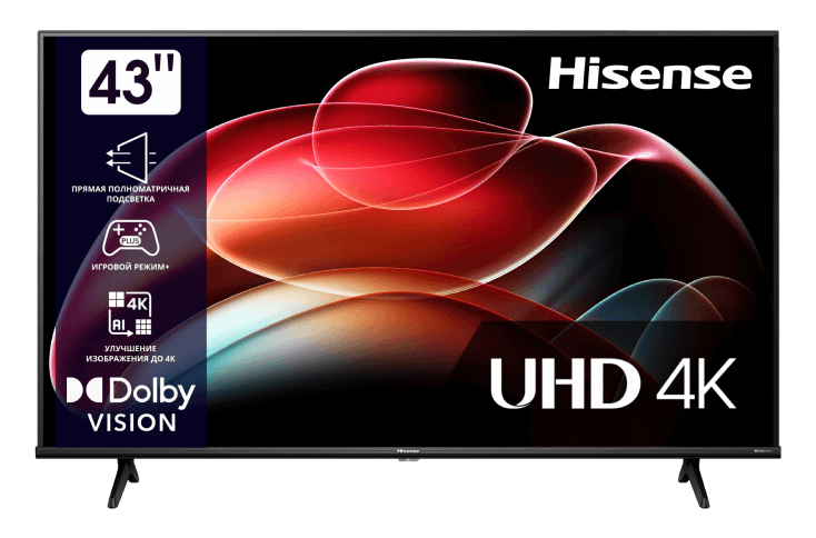 Hisense Hisense 43A6K: обзор, описание, характеристики модели