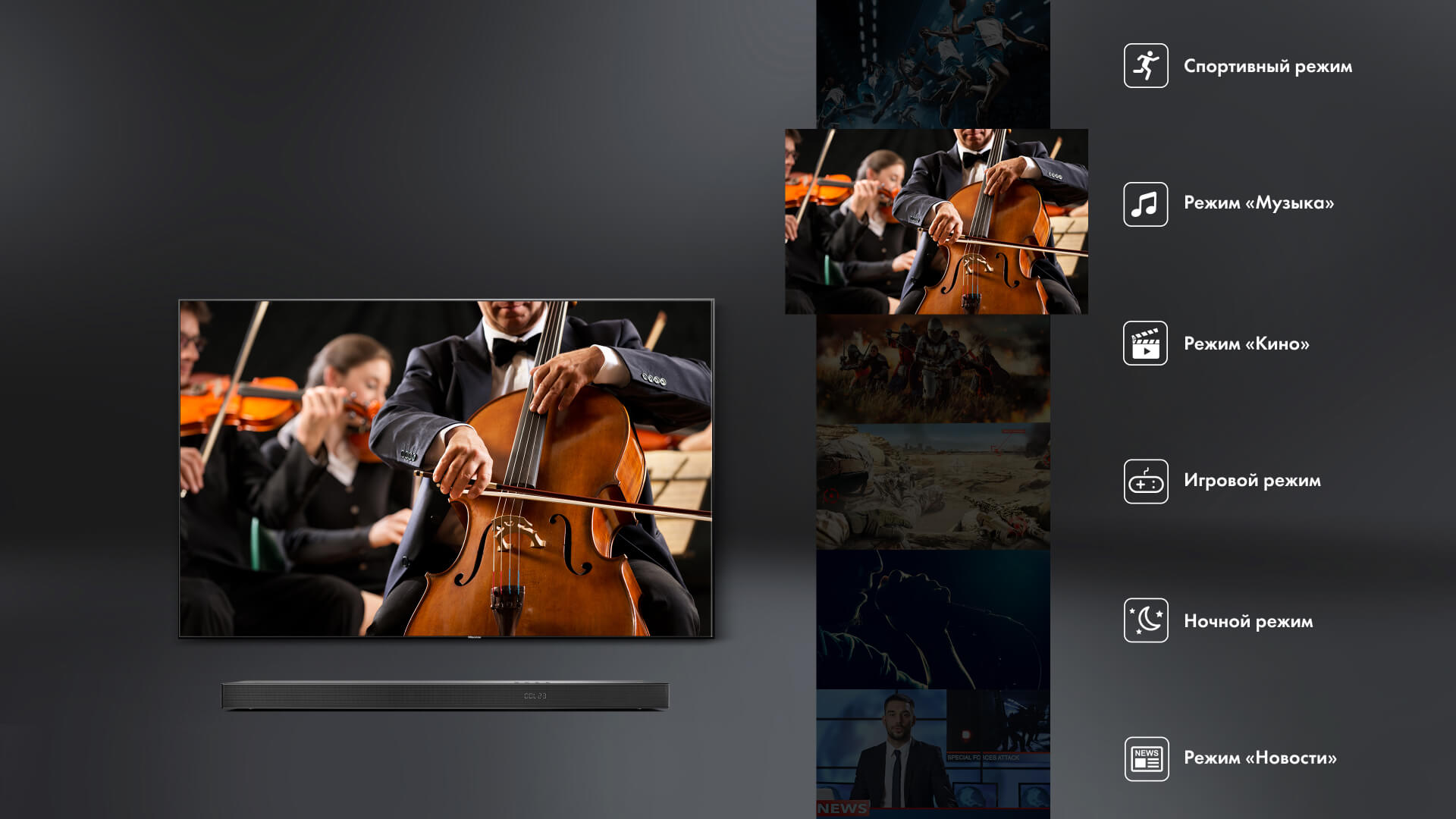 Саундбар Hisense U5120G - Обзор, цена на официальном сайте Hisense